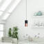 Luminaire suspendu cylindrique à 1 lumière DEL Grecia-1523066180