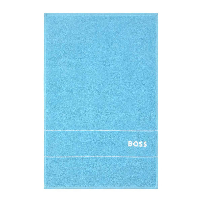 100% Cotton Plush Hand Towel, River Blue