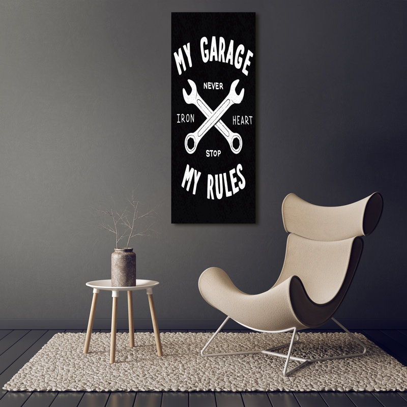 My Garage - Wrapped Canvas Print