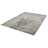 Laos Oriental Cross Woven Area Rug