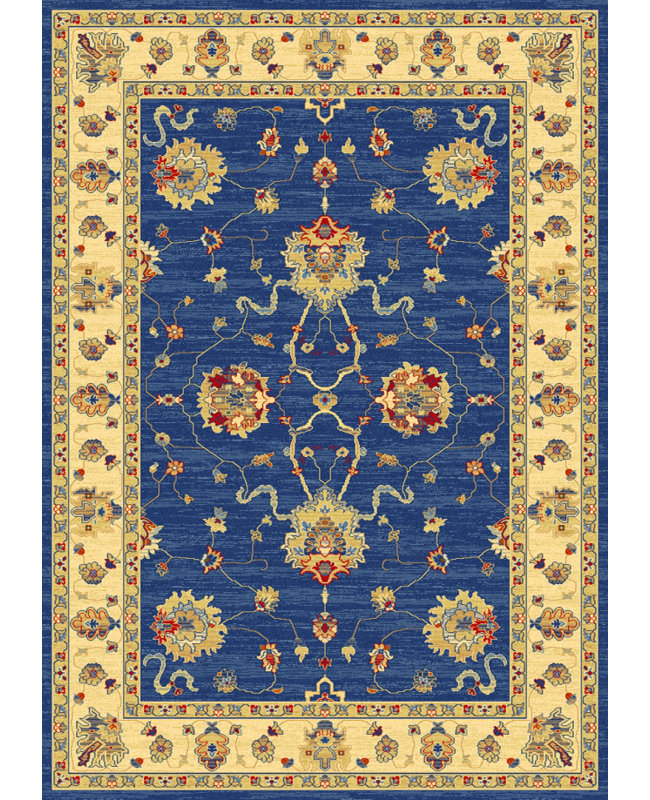 Oriental Wool Area Rug, Rectangle 70 x 135cm
