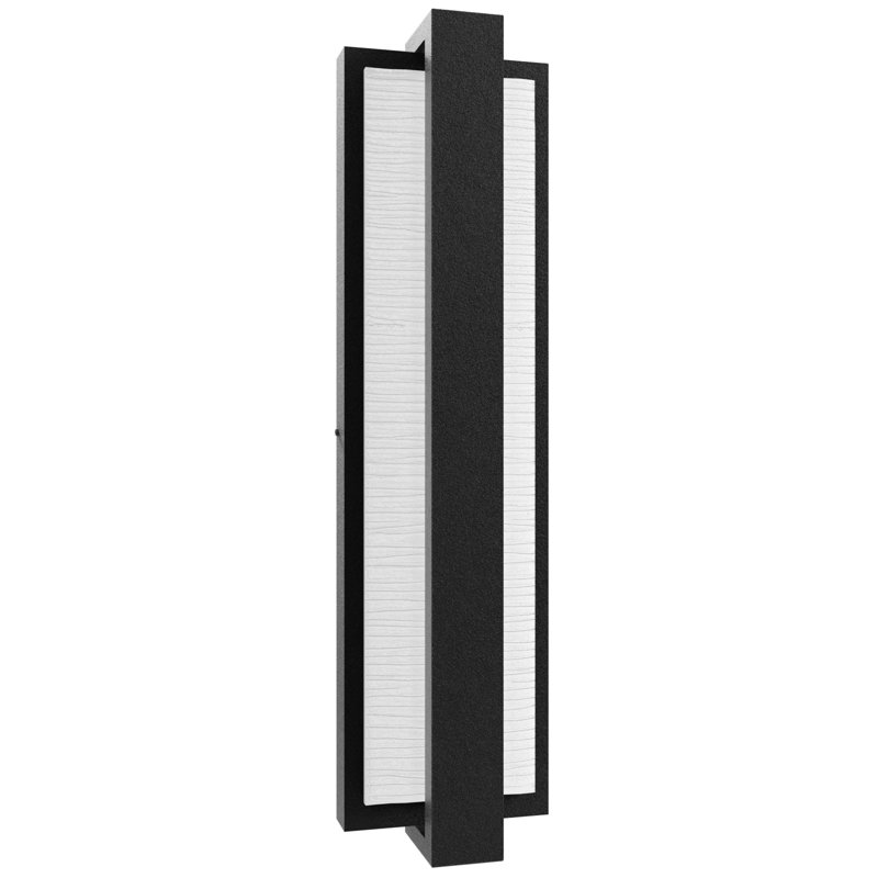 Avenue Outdoor Black Wall Sconce, 18" H x 5" W x 3" D