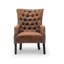 Sarno Upholstered Microfiber / Microsuede Wingback Chair-1276207195