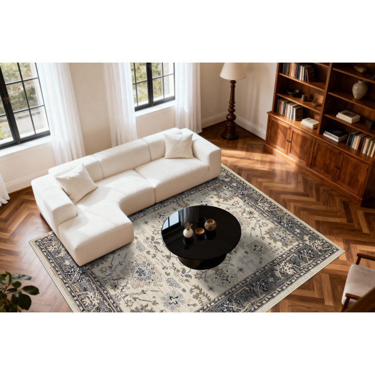 Tapis beige / gris Mishawaka