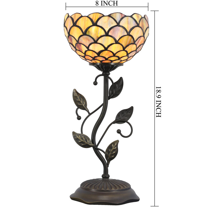 Lampe de table en verre coloré Tiffany