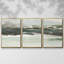 Turquoise Marsh I, reproduction encadrée sur toile 3 pièces-815310152-815310159
