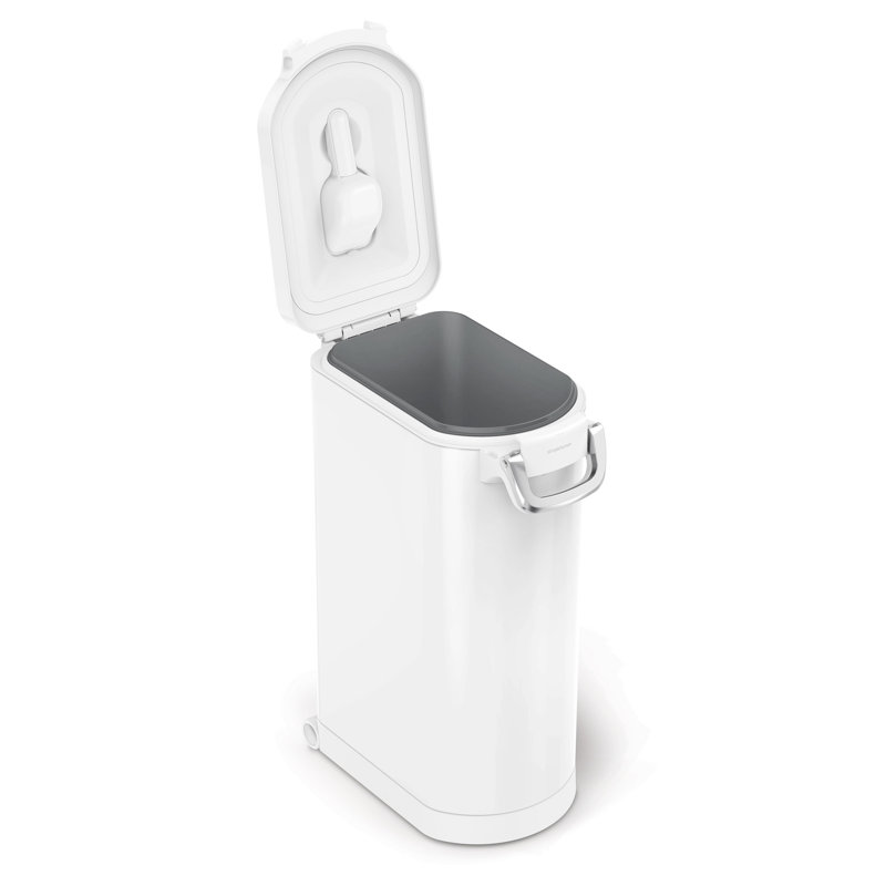 Stainless Steel Airtight Pet Food Storage Container with Magnetic Scoop