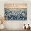 Abstrait horizon d'Hortensia de simplicité IV - Art mural en bois d'hortensia - sur bois de pin naturel-792823148