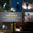 Battery Powered Integrated LED Headlamp with 3 Lights