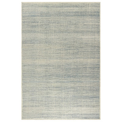 Tapis modernes bleu clair et ivoire Zoe Rose Hi Low