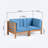 Slaytonvilley 30.25'' Wide Patio Sofa with Cushions-1245268817