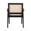 Chaise avec accoudoirs en bois massif Anderer