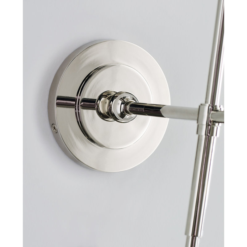 Thomas O'Brien Bryant Sconce, Polished Nickel