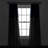 Linen Button Cotton Blend Blackout Curtain Single Panel-75021106