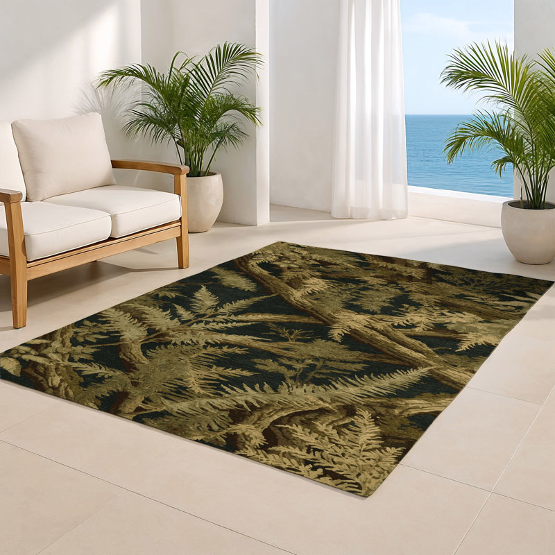 Tapis d'intérieur et d'extérieur brun Nature, Rectangulaire 3 pi x 5 pi