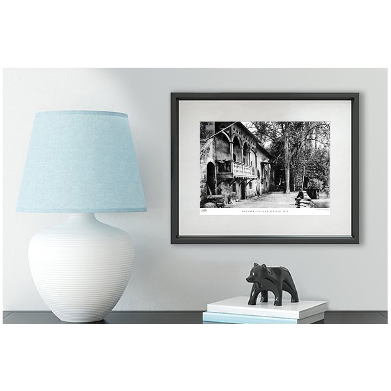 Warwick, Guy's Cliffe Mill 1922 - Single Picture Frame Print, 28cm H x 36cm W x 2.3cm D