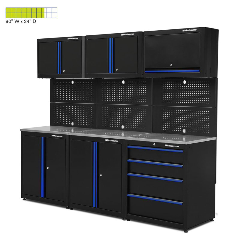 9 Piece Steel Workstation and Tool Organization Set