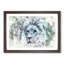 A Lion Portrait in Abstract - Picture Frame Painting Print-55629847-55629848
