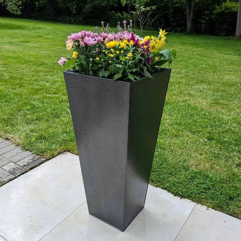 Benni Planter Box, 40cm H x 90cm W x 40cm D, Black