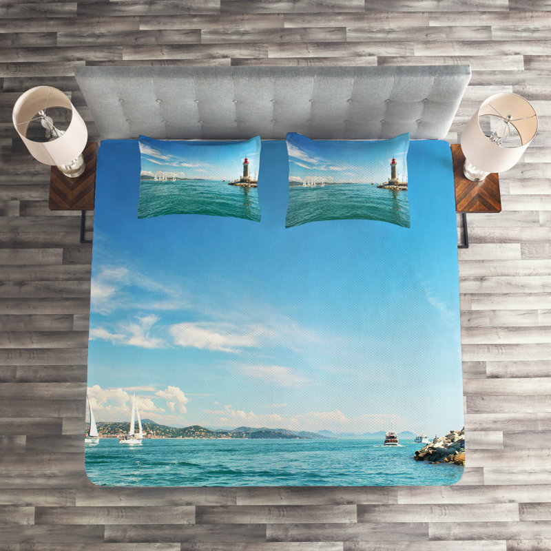 Coastal Polyester Coverlet