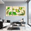 «Ginkgo Leaf and Fern Botanical», reproduction d'art sur toile tendue sur toile (ensemble de 3)-1534302755