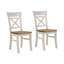 Pols 46cm H Solid Wood Cross Back Side Chair-17198087