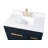 Danford 36'' Single Bathroom Vanity with Quartz Top-916278646