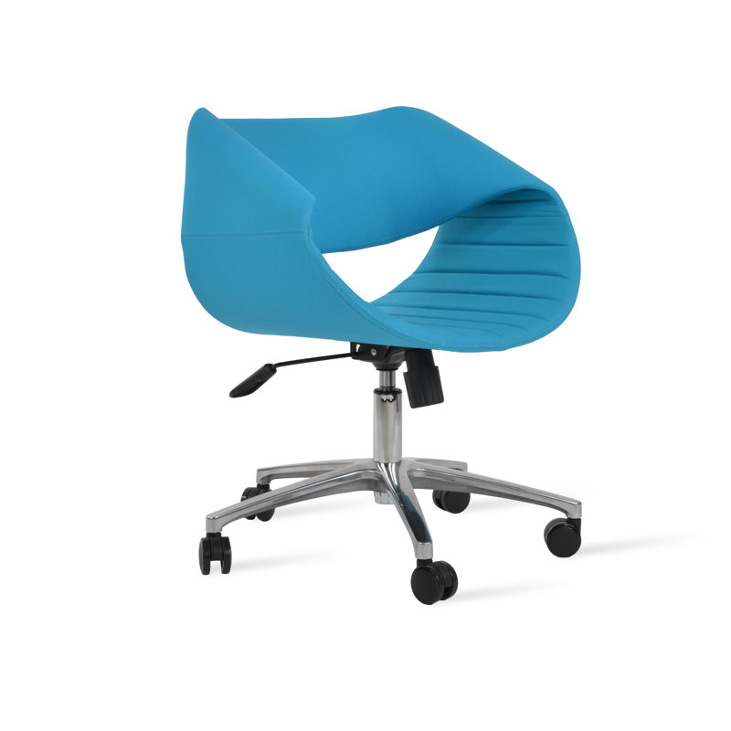 Seminyak Office Chair, Turquoise