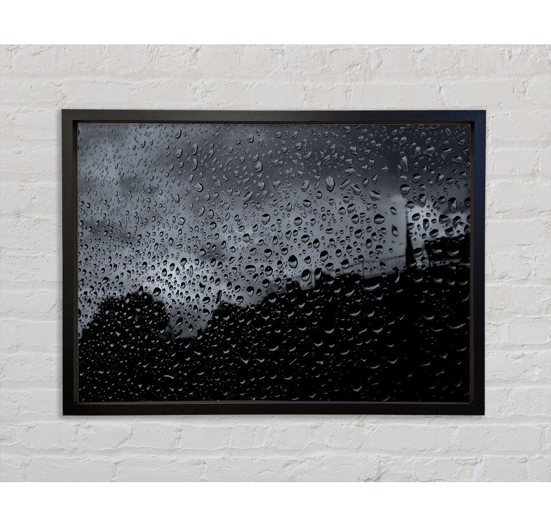 City In The Rain - Einzelne Bilderrahmen Kunstdrucke auf Leinwand