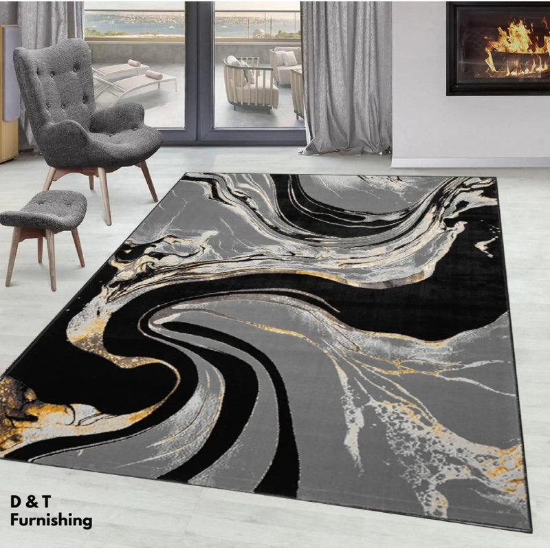 Non Slip Rugs For Living Room Hallway Rug Kitchen Bedroom Carpet Door Mat, Rectangle 160 x 230 cm