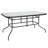 Elgin Patio Dining Set with Glass Table and Flex Stack Chairs-739368727-798444320