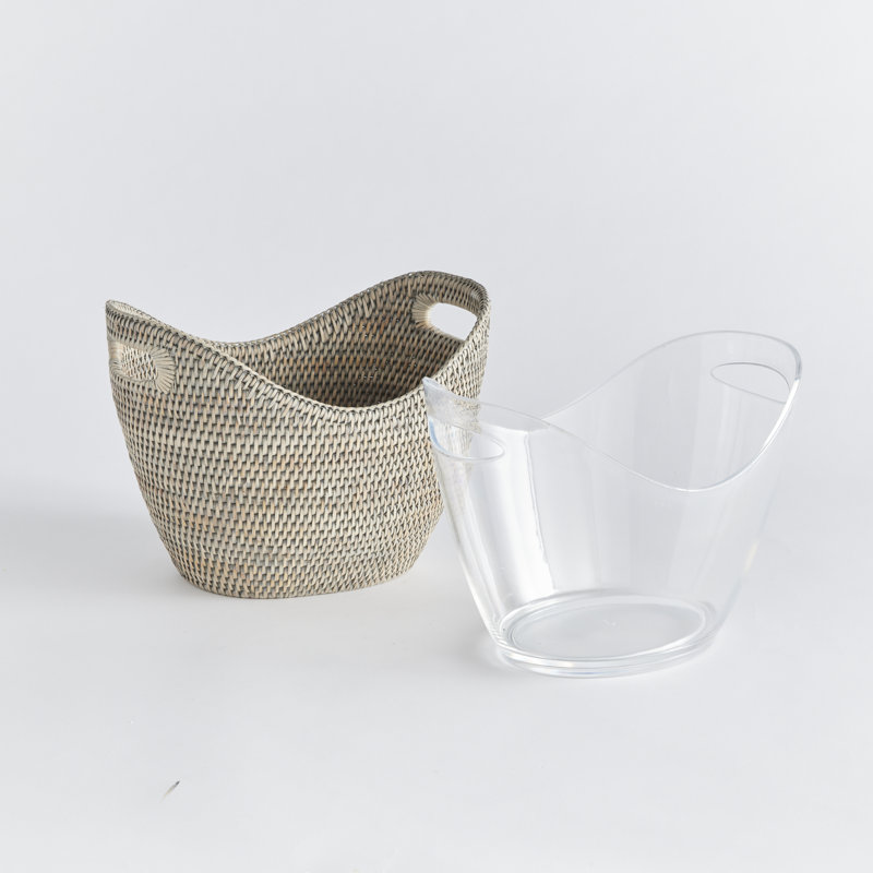 Mika Rattan Beverage Tub