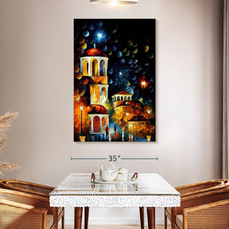 Aime Athens Night I, 51" H x 34" W
