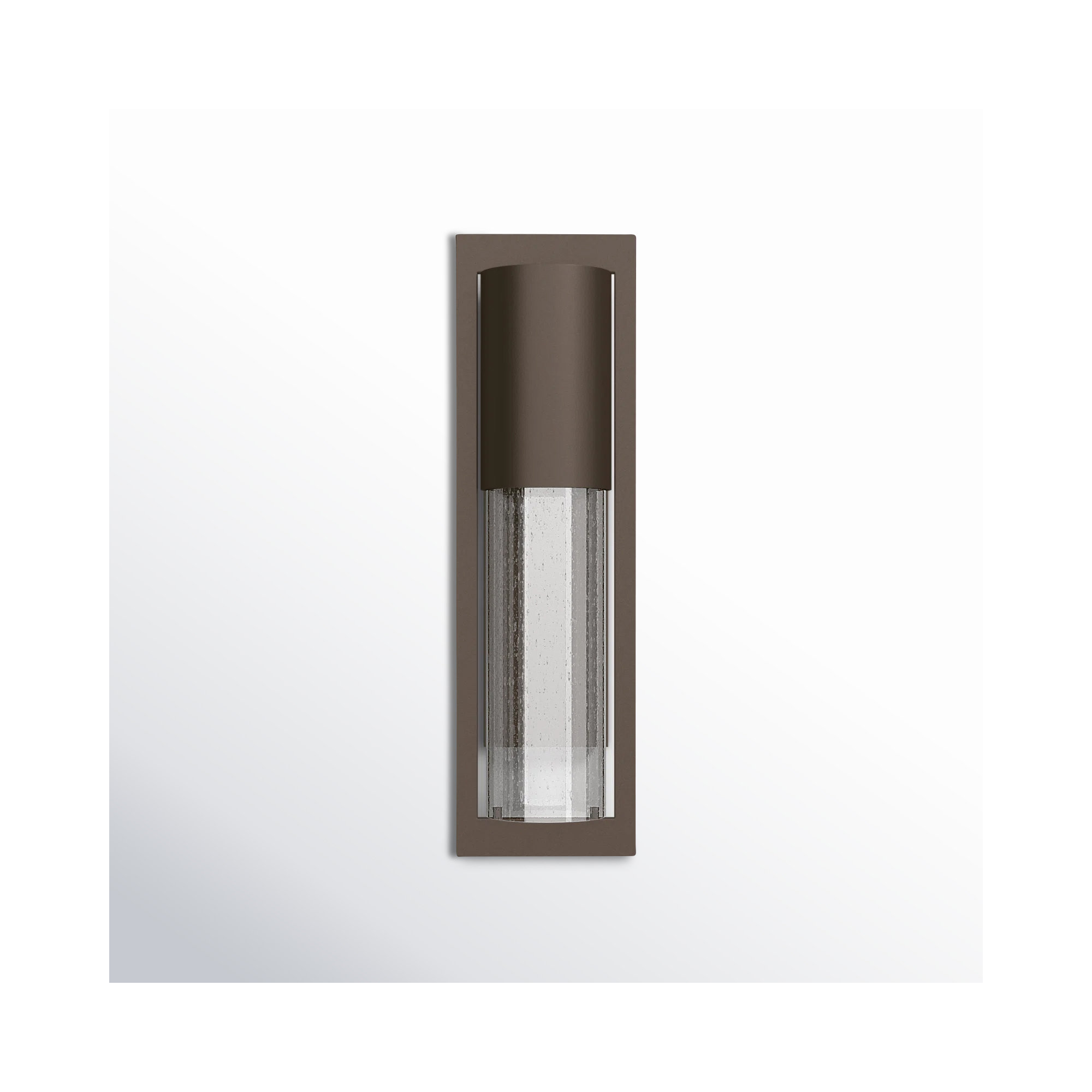 Bandit Solid Aluminum 15.5" H X 4.5" W Outdoor Wall Light, Black, Incandescent, Medium