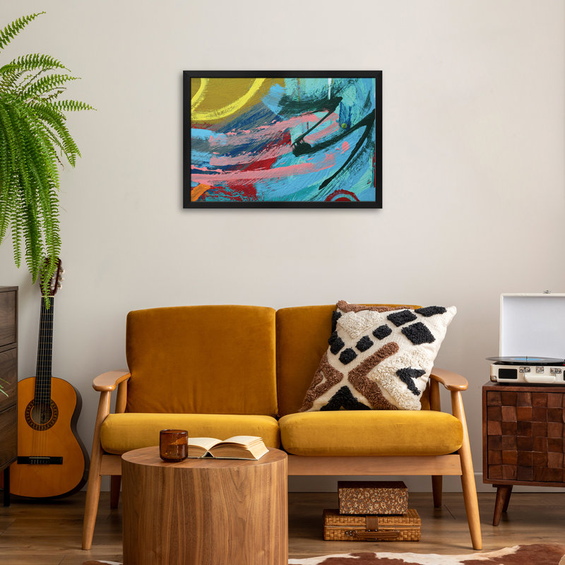 Abstrait 46, 2014 - reproduction d'art mural - affiche de galerie, H 16 po x l 24 po