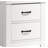 21.5" 2-Drawer Nightstand Bedside Table