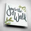 «Joy to the World» par Sara Baker, art mural en verre acrylique-1330092321