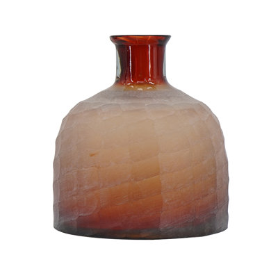 D7.5X8" Glass Vase