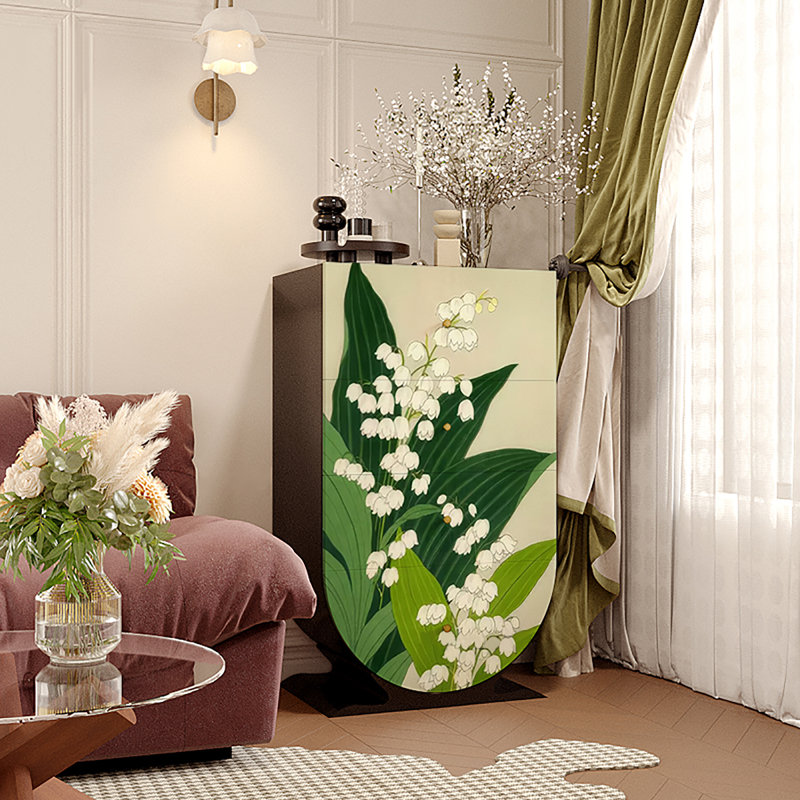 Armoire décorative haut de gamme légère et luxueuse