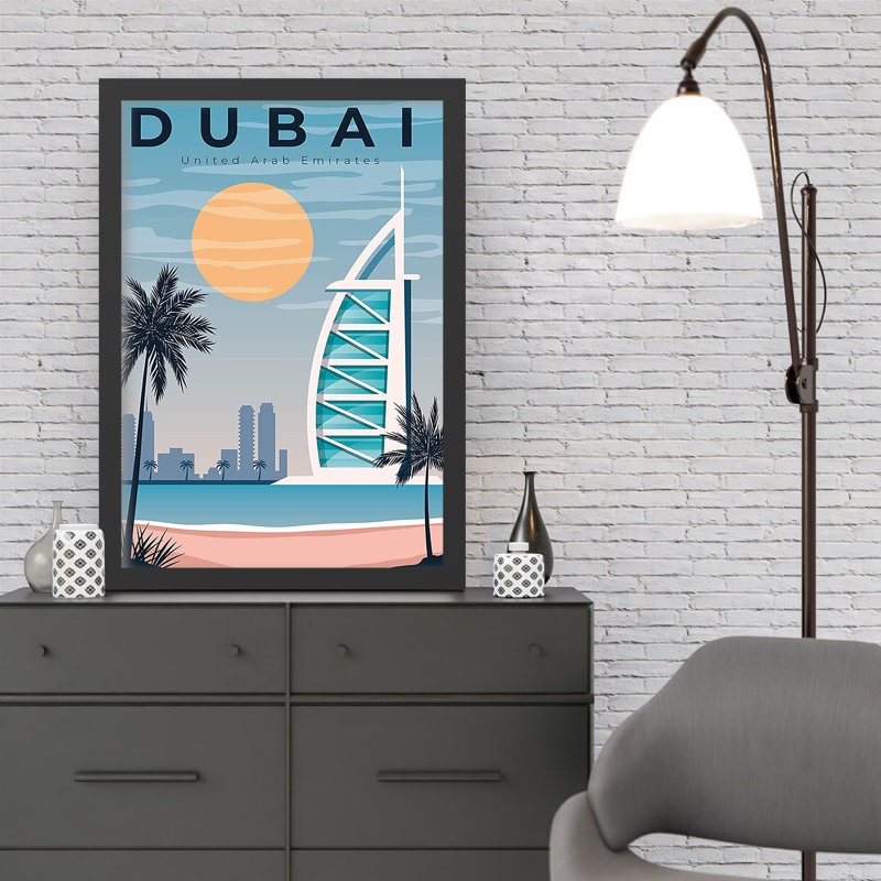 Decorative Framed MDF Painting