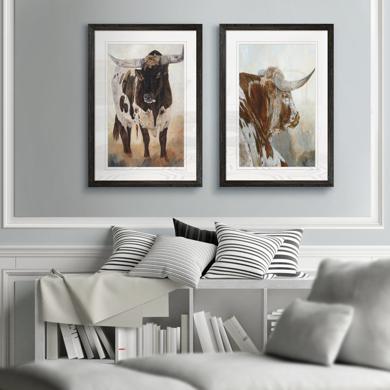 " Peaceful Easy Feeling " by Antonyus Bunjamin (Abe) 2 - Pieces, Ebony Framed Paper, 24" H x 18" W x 1.25" D, White