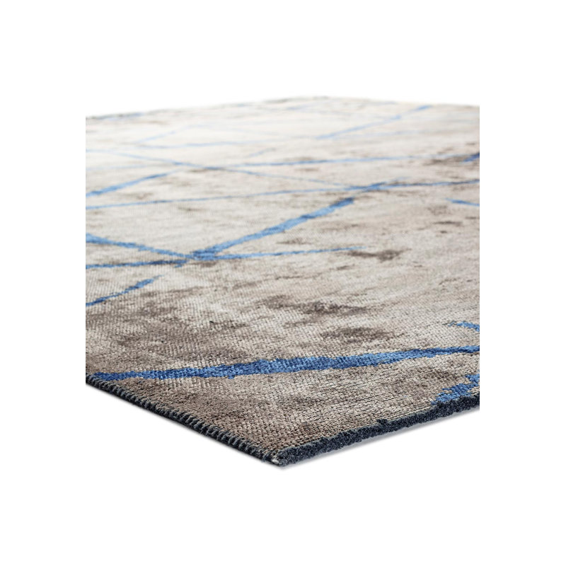 Contemporain grand diamant abstrait, Carré 9 pi