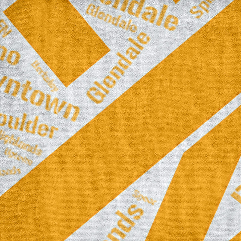 Bath Towel, Orange, Poly/Cotton, Denver