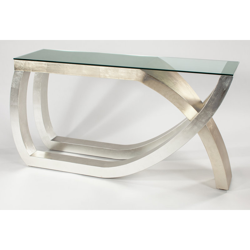 60'' W Glass Console Table