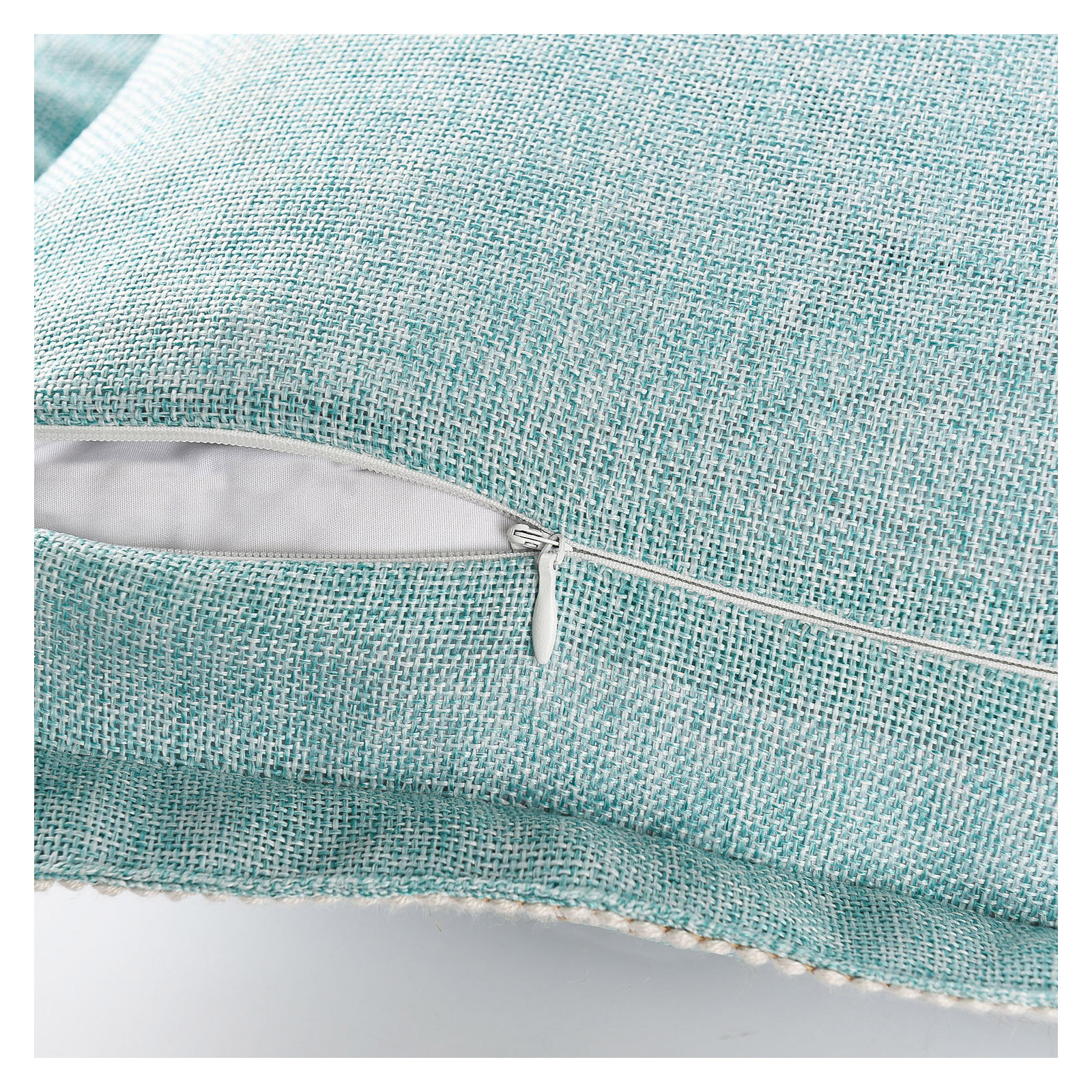 Color Pillow Cover, Aqua, Square 20"