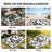 Butterfly Pattern Outdoor Rug, Waterproof PP Camping Mat, Reversible Washable Non-Slip Picnic Rug for Patio, Garden, Beach and RV-808102460