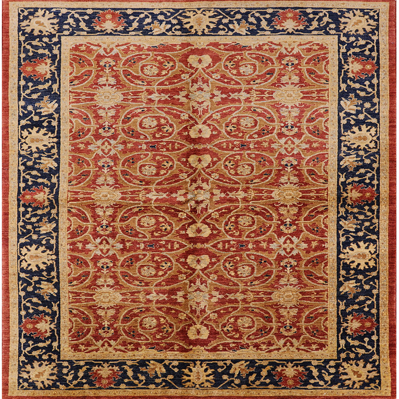 Haygaser Oriental Indoor Rug, Square 7'