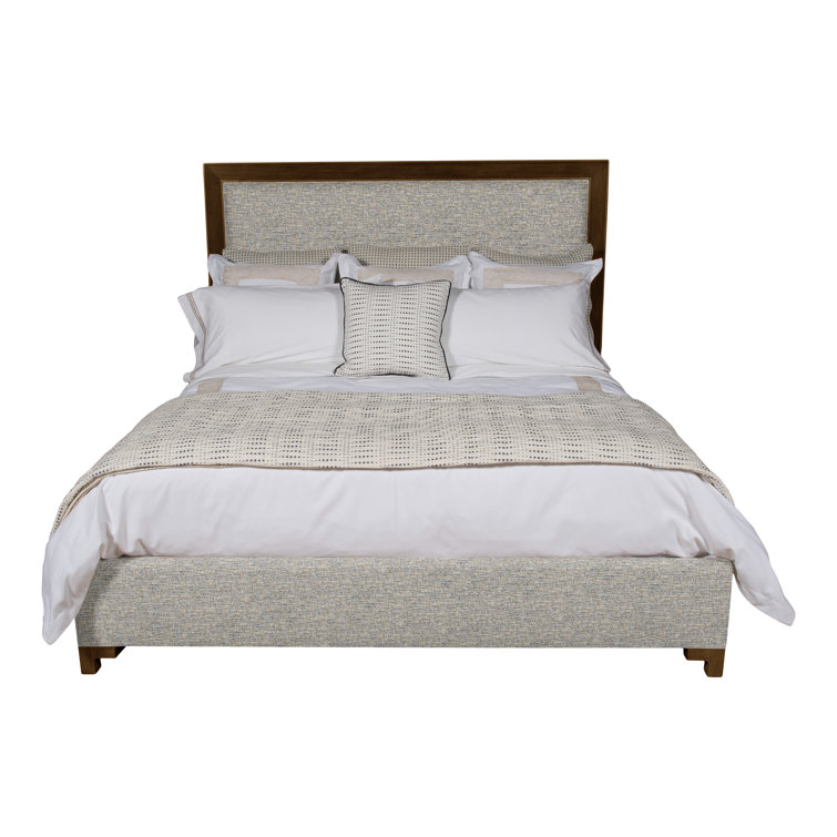 Louise/Lawrence King Upholstered Low Profile Panel Bed