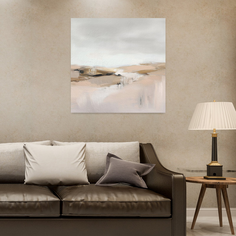 Art contemporain paysage contemporain, H 32 po x l 32 po