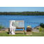 Machcinski Solid Wood Teak Outdoor Bench